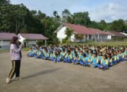 Ketua PKK Dairi Kampanyekan Aksi Bergizi di SMA Negeri 1 Siempat Nempu