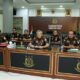 Kepala Kejaksaan Tinggi Sumatera Utara Idianto, SH,MH didampingi Aspidum Luhur Istighfar,SH,M.Hum beserta para Kasi pada Aspidum, Senin (20/11/2023). (seputaranindonesia.com/istimewa)