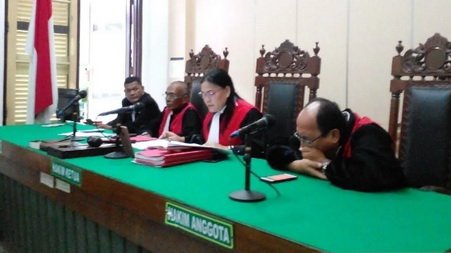 Sidang perkara pengedar sabu di PN Medan. (seputaranindonesia.com/istimewa)