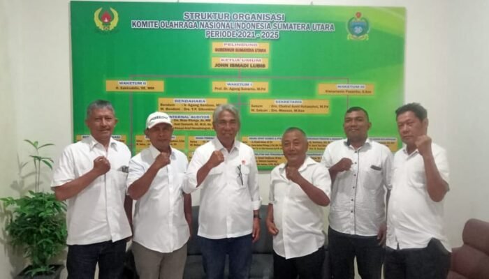 KONI Sumut Apresiasi LPON Turut Memantau Perkembagnan Olahraga Daerah