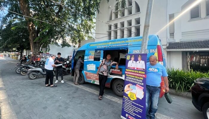 Sebulan Dibuka, Pelayanan Keliling Disdukcapil Medan Melayani 309 Warga