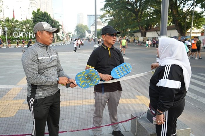 Guna menyiapkan Sumber Daya Manusia (SDM) Kota Medan yang unggul dan juga sehat menuju Indonesia Emas ditahun 2045, Kepala Dinas Pemuda dan Olahraga (Dispora) Kota Medan, Dammikrot mengajak masyarakat kota Medan untuk gemar berolahraga. (seputaranindonesia.com/Istimewa)