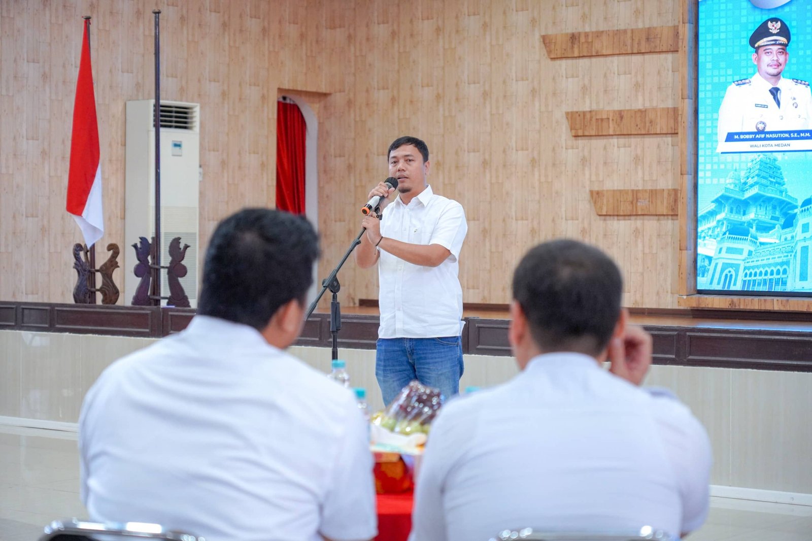 Syaifullah Defaza kembali dipercaya memimpin Persatuan Wartawan Pemko Medan Periode 2024-2026. (seputaranindonesia.com/Ismail)