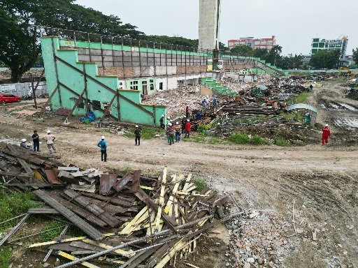 Sisa Material Bangunan Stadion Teladan Telah Dilelang KPKNL Rp1,6 M. (seputaranindonesia.com/istimewa)