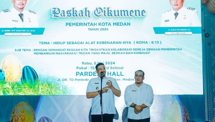 Bobby Nasution Mohon Dukungan Umat Kristiani Jadikan Kota Medan Lebih Baik