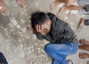 Diduga Petik Sepeda Motor di Medan, Seorang Pria Babak Bunyak Diamuk Massa