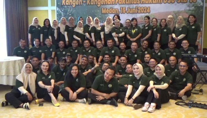 Reuni Alumni Stambuk 98 FH USU, Kangen-kangenan Hingga Resmikan International Class