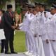 Wali Kota Medan, Bobby Nasution saat memimpin Upacara Bendera dalam rangka memperingati Hari Jadi Kota Medan ke 434 di Lapangan Balai Desa, Kecamatan Medan Helvetia, Senin(1/7). (seputaranindonesia.com/Istimewa)