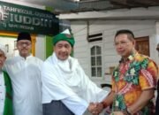 Bersilaturahmi ke Pesantren Barokah, Wong Disambut Tuan Syech diiringi Alunan Rebana dan Sholawat Hadroh