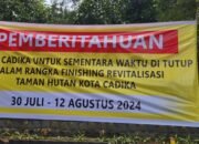 Revitalisasi Masuki Tahap Finishing, Taman Cadika Tutup Mulai Besok Sampai 12 Agustus