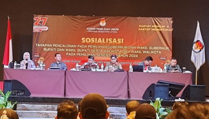 KPU Sumut Sosialisasikan Pendaftaran Calon Kepala Daerah