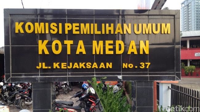 Kantor KPU Medan. (seputaranindonesia.com/Internet)