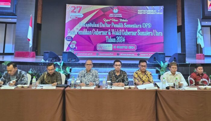 KPU Sumut Umumkan DPS Pilgub 2024, Pemilih Capai 10,8 Juta