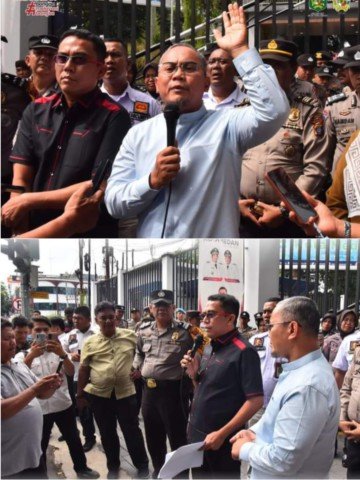 Foto : Anggota DPRD Medan dari PDI Perjuangan dan PKS Terima Aspirasi Warga Tentang Parkir Berlangganan. (Ist)