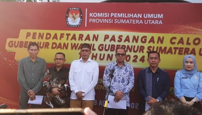 KPU Sumut Gelar Konferensi Pers: Jadwal dan Persyaratan Pendaftaran Pasangan Calon Gubernur-Wakil Gubernur 2024