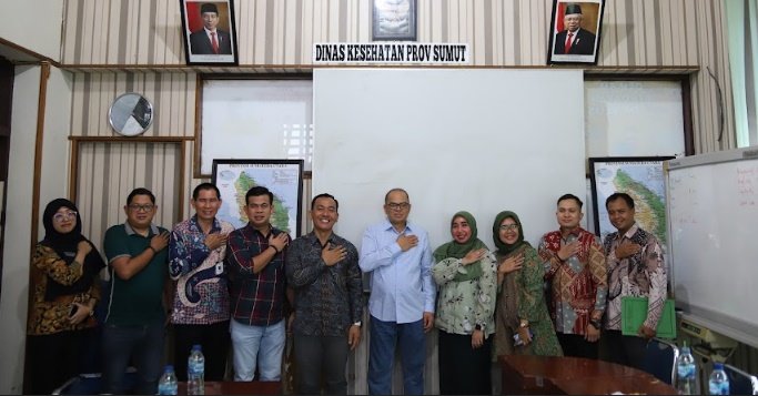 Komisi Pemilihan Umum (KPU) Provinsi Sumatera Utara menggelar audiensi dengan Dinas Kesehatan (Dinkes) Provinsi Sumatera Utara pada Jumat (09/08/2024) untuk membahas pemeriksaan kesehatan dalam rangka Pemilihan Gubernur dan Wakil Gubernur Sumatera Utara Tahun 2024. Pertemuan ini berlangsung di Kantor Dinkes Provinsi Sumatera Utara, Medan. (seputaranindonesia.com/Istimewa)
