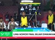 Sengit, Sumut Raih Emas Pertama Cabor Biliard Setelah Kalahkan Tim DKI Jakarta