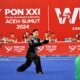Tim Atlet wushu Provinsi Sumatera Utara (Sumut), Nicholas Adinata Kisono, sukses menyumbangkan medali emas pertama bagi tuan rumah pada Pekan Olahraga Nasional (PON) XXI Aceh-Sumut melalui nomor taijiquan putra. (seputaranindonesia.com/Istimewa)
