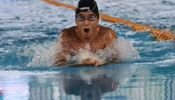 Perenang Sumut Felix Raih Medali Emas Sekaligus Pecahkan Rekor PON XXI 2024