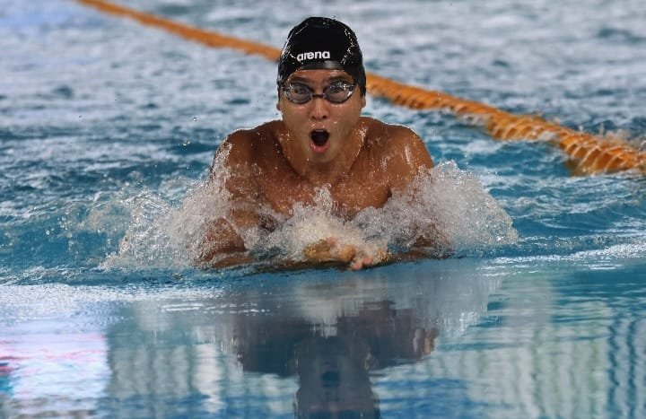 Perenang Sumut Felix Raih Medali Emas Sekaligus Pecahkan Rekor PON XXI 2024. (seputaranindonesia.com/Istimewa)