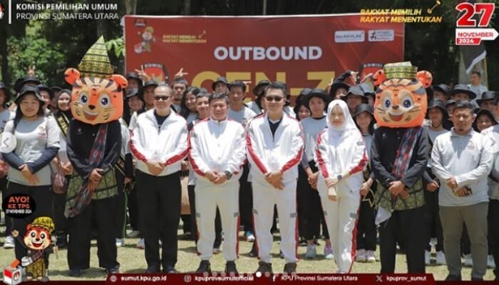 KPU Sumatera Utara Gelar Sosialisasi Pemilu “Gen-Z For Election Day” di Sibolangit