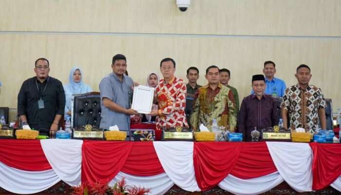 Medan Capai Kesepakatan: Bobby Nasution dan DPRD Tandatangani Ranperda Perubahan APBD 2024
