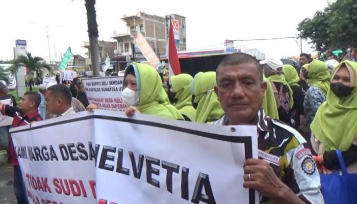 Dugaan Kades Helvetia Terkait Narkoba, Aliansi Warga Tuntut Polda Sumut Lakukan Tes Rambut dan Darah