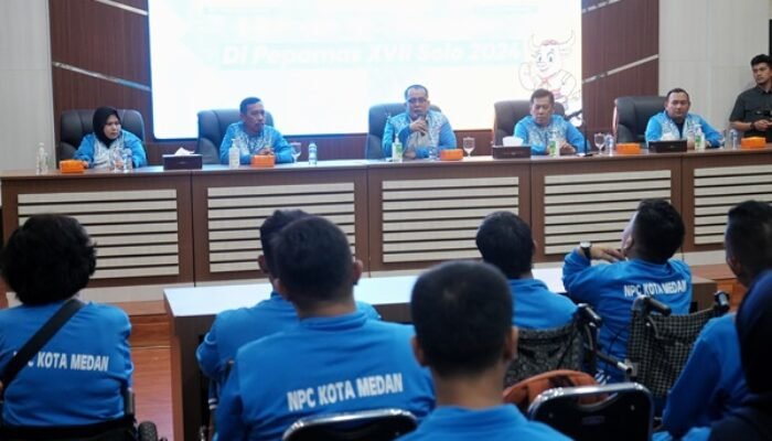 Plt Wali Kota Medan Janjikan Bekerja di Pemko Medan Bagi Atlet NPC Kota Medan Yang Berprestasi