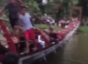 Ambruknya Jembatan Gantung di Taman Cadika Medan: Kelebihan Muatan Diduga Jadi Penyebab