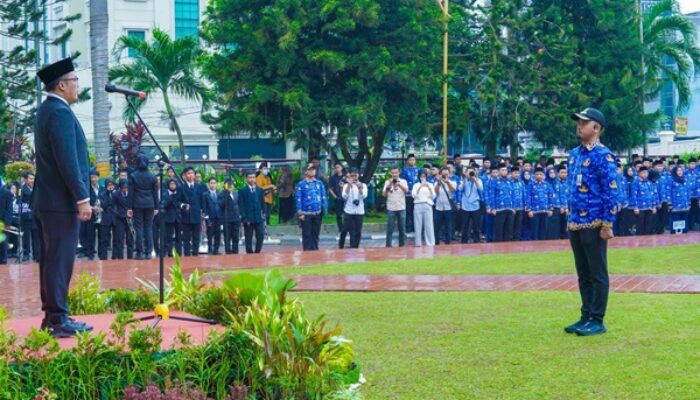 Plt Wali Kota Pimpin Upacara Peringatan Hari Kesaktian Pancasila di Balai Kota Medan