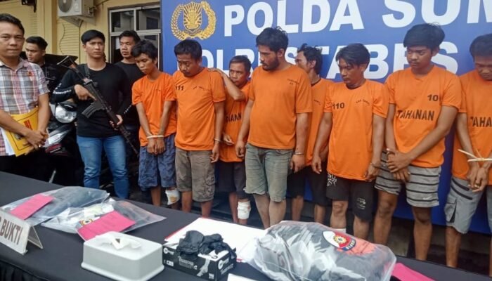 Penangkapan Besar-besaran: Sembilan Pelaku Curanmor dan Pembobolan Rumah Ditembak, Kapolrestabes Medan Ungkap Aksi Kejahatan Terorganisir!”