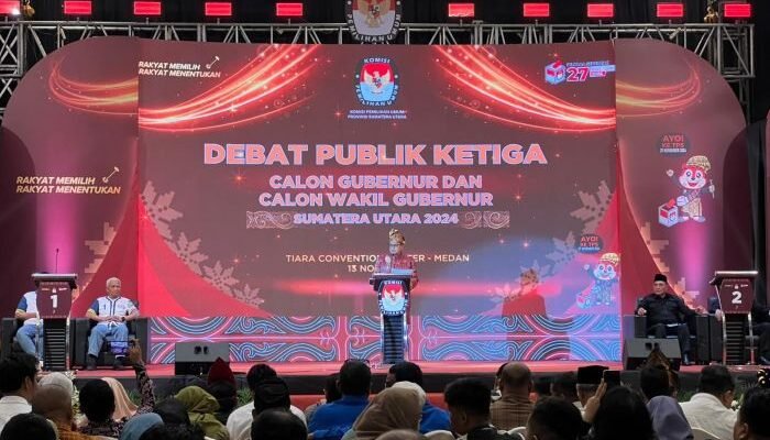 Debat Publik Ke-3 Pilgub Sumut 2024: Adu Visi Bobby-Surya dan Edy-Hasan untuk Sinergitas Pembangunan Daerah dan NKRI