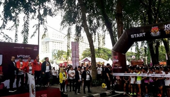 Ribuan Warga Medan Meriahkan Fun Run KPU Sumut Sambut Masa Tenang Pilkada 2024