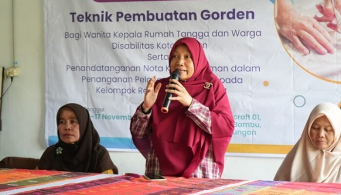 Bappeda Medan Beri Pelatihan Keterampilan Kepada Difabel dan Wanita Kepala Rumah Tangga