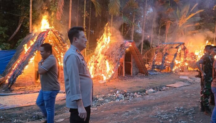 Operasi Gabungan TNI-Polri Bongkar Sarang Narkoba Besar