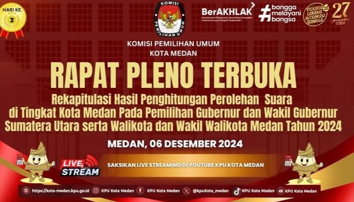 Hasil Pemilu Medan 2024: Boby Surya dan Rico Zaki Unggul, Ini Rinciannya