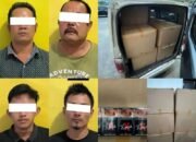 Penggerebekan Besar di Labuhanbatu Selatan, 4 Tersangka Sindikat Rokok Cukai Palsu Ditangkap