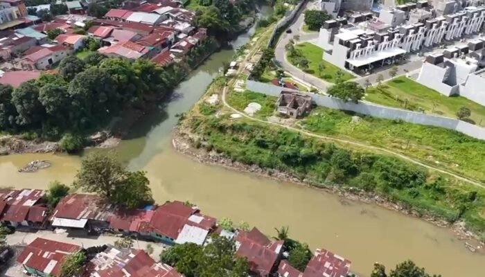 Sepadan Sungai Deli Berubah Jadi Permukiman Liar, Warga Khawatir Jadi Sarang Kriminal!