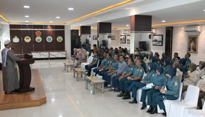 Maknai Isra Mi’raj, Lanal Palembang Tekankan Kedisiplinan dan Keteladanan Rasulullah