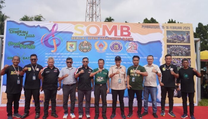 SOMB 2025 Resmi Dibuka! Kompetisi Marching Band Spektakuler Guncang Sergai