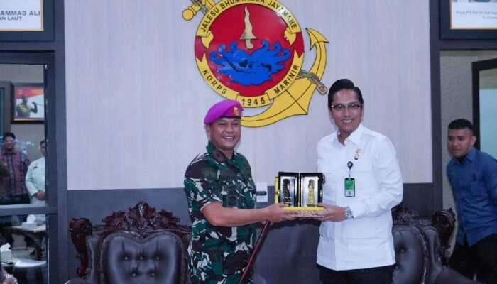 Bangun Medan Utara, Rico Waas Perkuat Sinergitas dengan Yonmarhanlan I Belawan