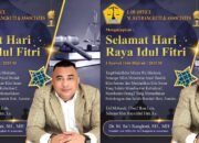 Dr. M. Sa’i Rangkuti, SH., MH., Sampaikan Ucapan Selamat Hari Raya Idul Fitri 1446H