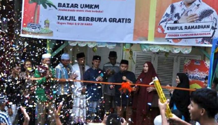 Legislator DPRD Medan Syaiful Ramadhan Buka Kampoeng Ramadan