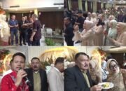 Resepsi Pernikahan Putri Erwan Rozadi Nasution Berubah Jadi Perayaan Ultah Ketua Pasti Bobby, Tamu Ikut Nyanyi Bersama