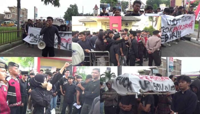 Mahasiswa Bawa Keranda, Tuntut Keadilan Rahmad Dani