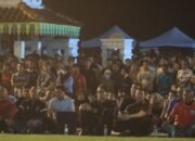 Antusiasme Ribuan Warga Medan Nobar Bareng Rico Waas, Doakan Garuda Muda Melaju ke Final