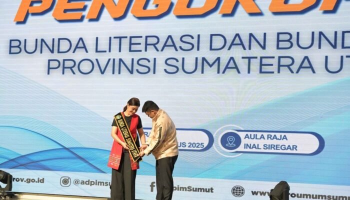 Gubernur Bobby Nasution Kukuhkan Kahiyang Ayu Sebagai Bunda Literasi dan Bunda PAUD Sumut, Ini Pesannya untuk Orang Tua
