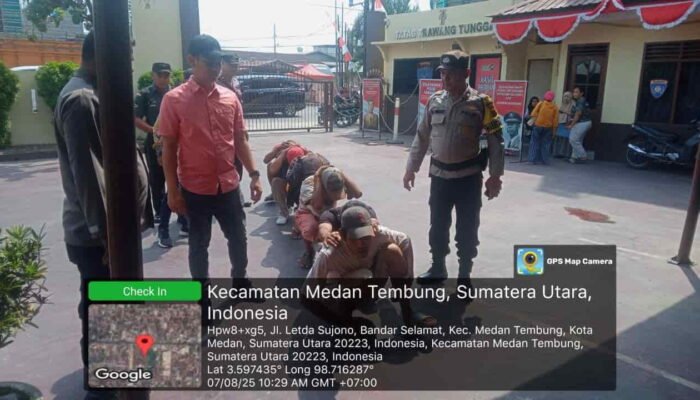 6 ‘Pak Ogah’ Diamankan di Simpang MMTC, Camat Medan Tembung: Mereka Meresahkan Warga!