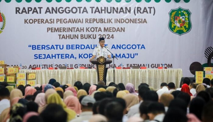 RAT KPRI Pemko Medan 2024 Dibuka Rico Waas, Tekankan Transparansi dan Modernisasi Koperasi