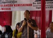 Sosperda Medan Denai Dipadati Warga, Godfried Effendi Lubis Janjikan Layanan UHC dan Keringanan Pajak